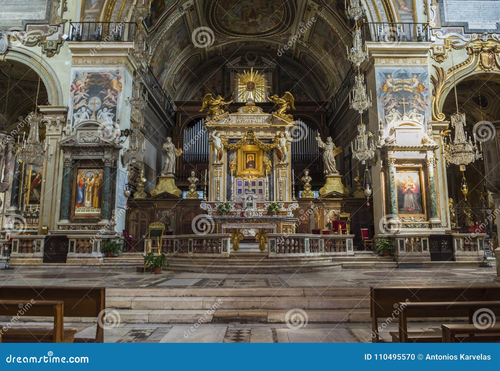 Hurtigt En sætning trappe The Basilica of Santa Maria in Aracoeli, Rome, Italy Stock Photo - Image of  catholic, column: 110495570