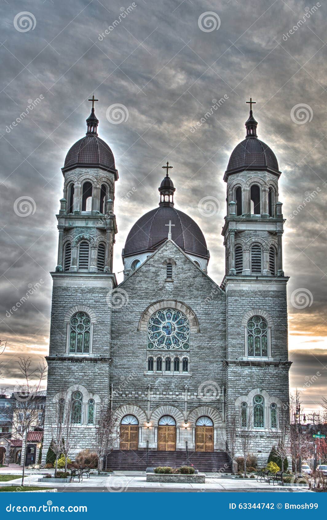 Basilica of St. Adalbert in Grand Rapids Editorial Photography Image