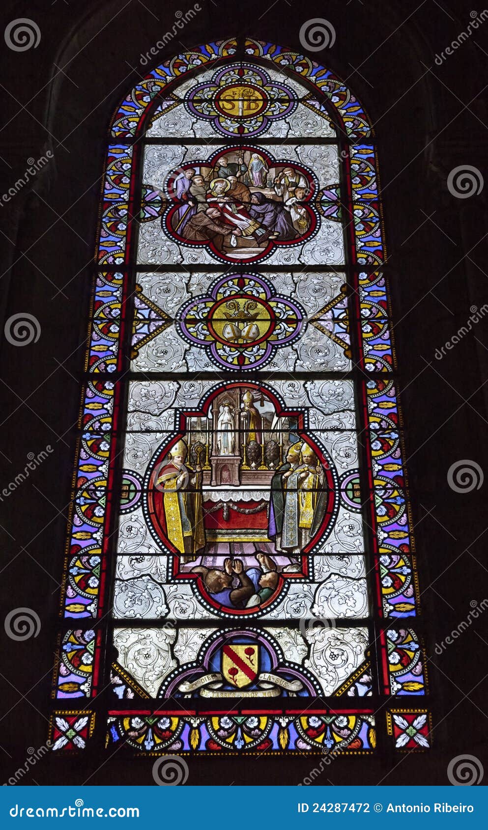 Basilica Stained Glass Stock Photo 24287472