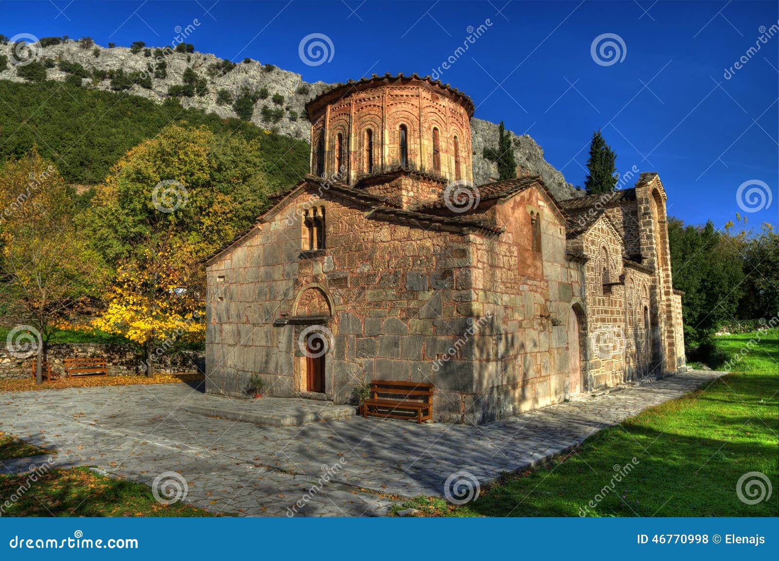 Basilika Porta Panagia nahe Trikala, Griechenland -13th Jahrhundert