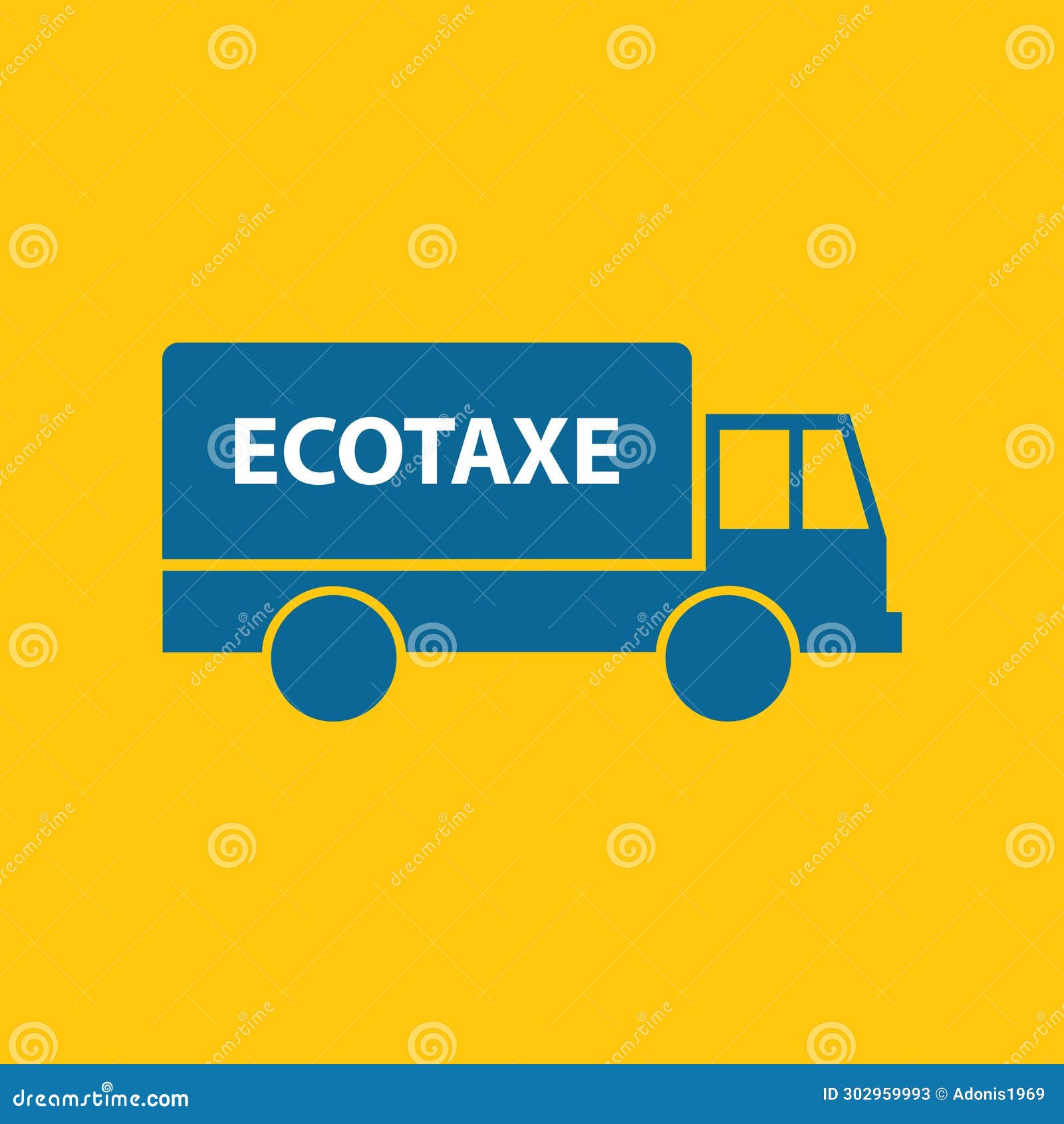 ecotaxe on yellow