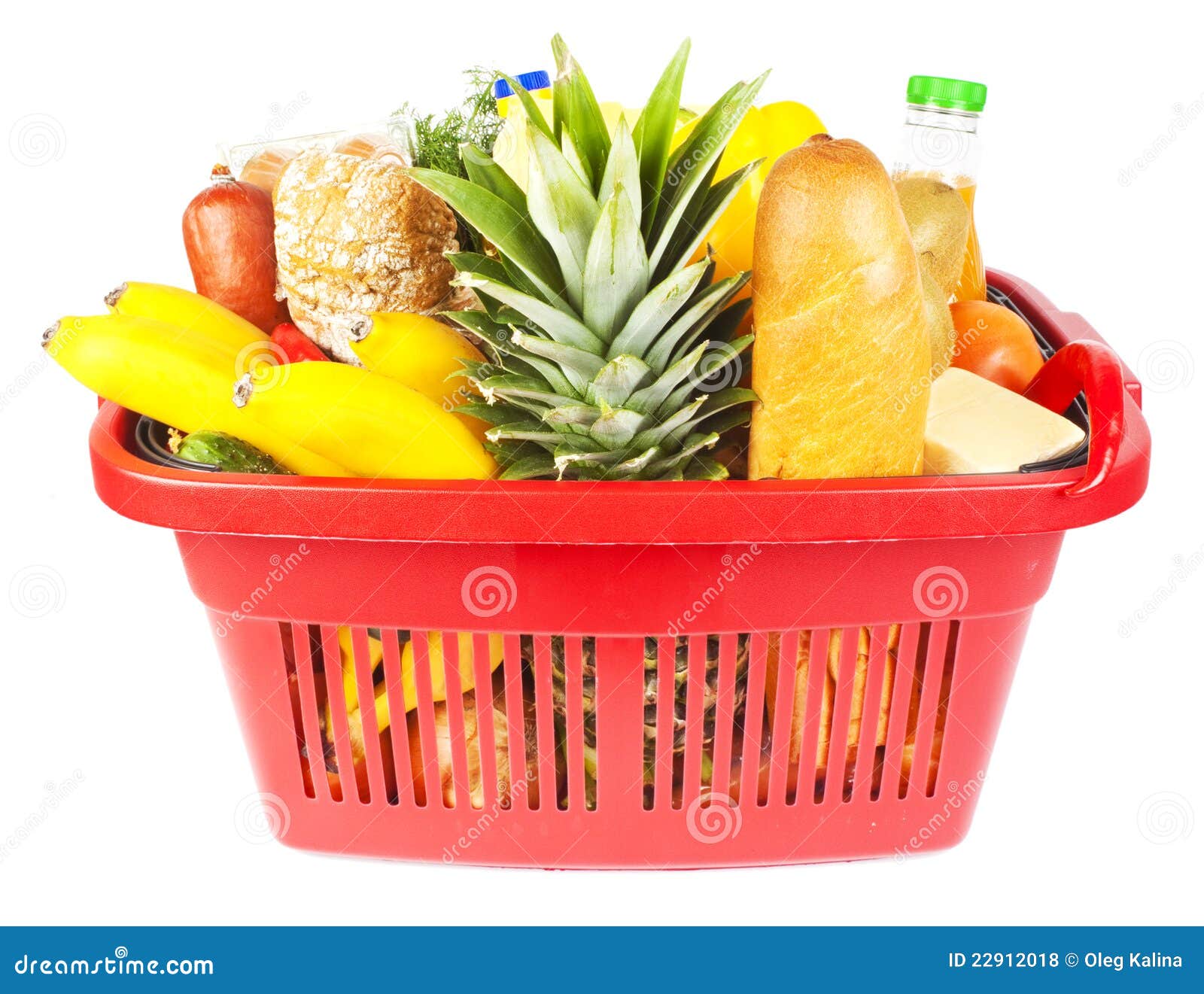 Basket stock photo. Image of healthy, pepper, drink, bottles 22912018