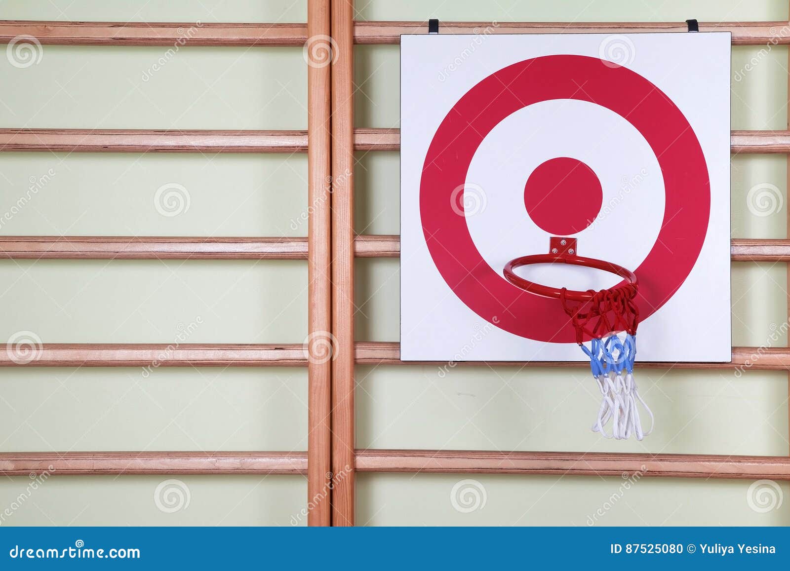 Basket Ball and Shooting Target Board Stock Photo Image of copyspace