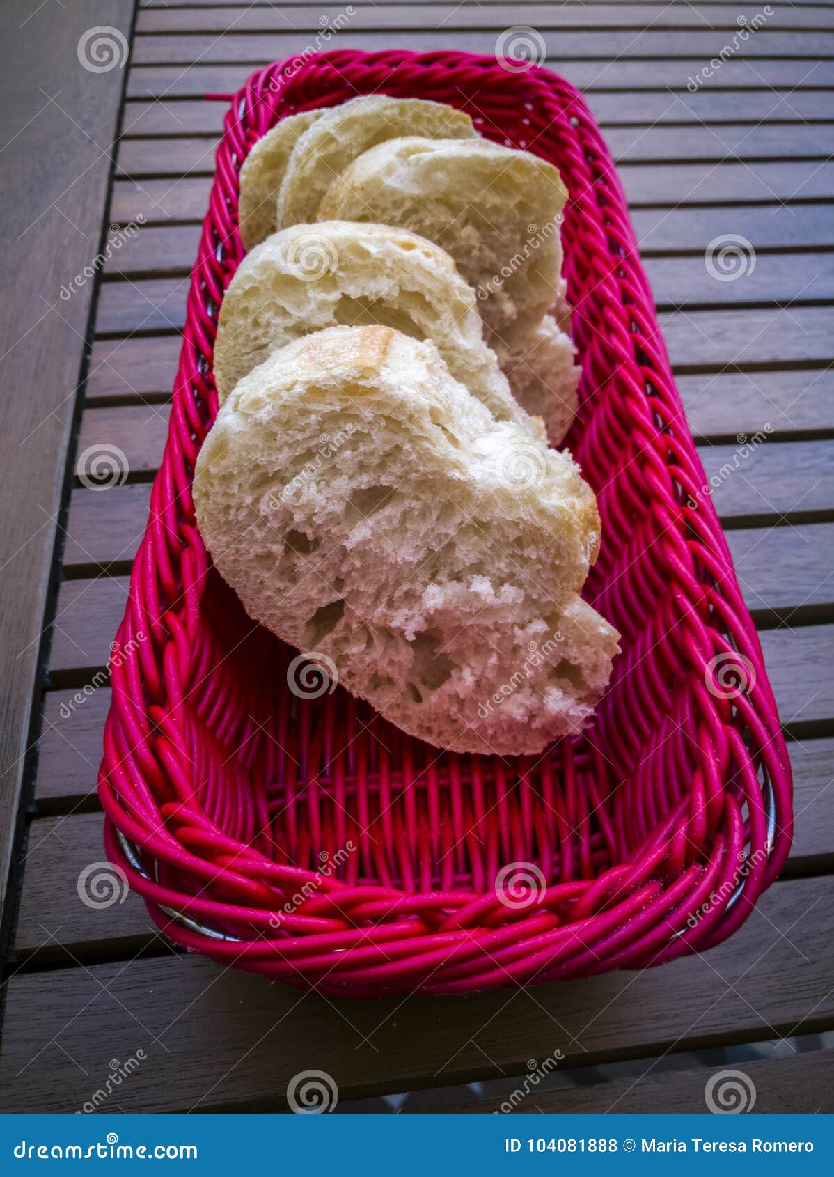 Basket of Bread in a Restaurant Stock Photo Image of organic, breakfast 104081888