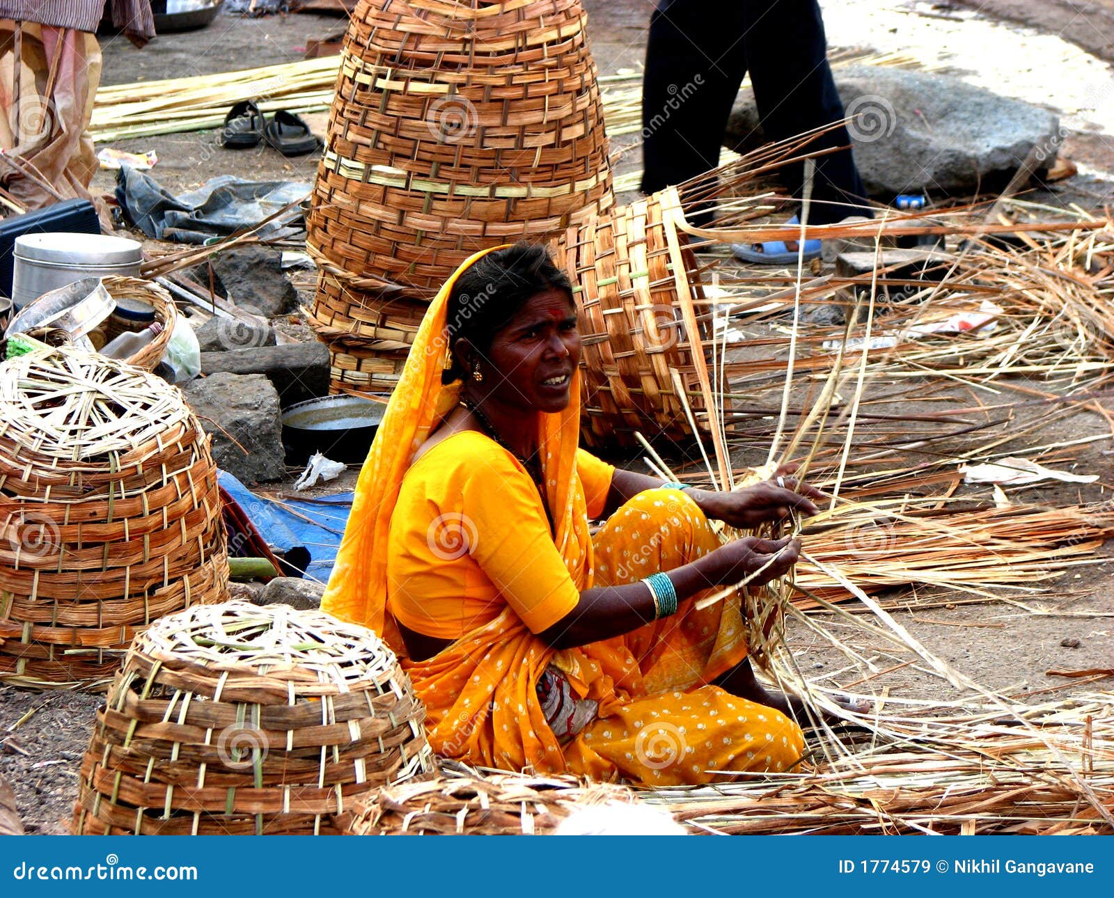 Basket Business stock image. Image of craftsmanship, asian 1774579