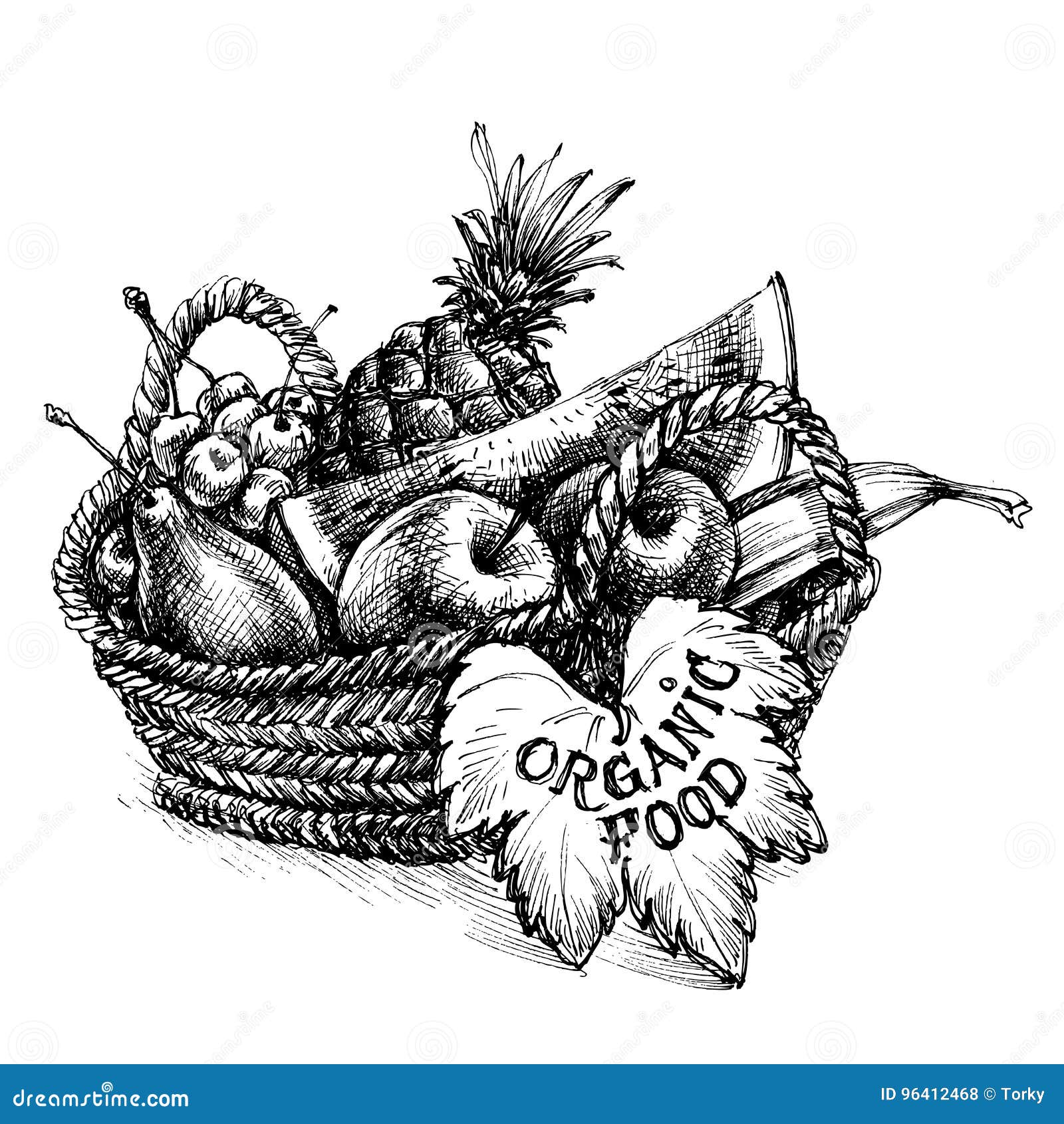 How to draw Vegetables basket step by step - YouTube