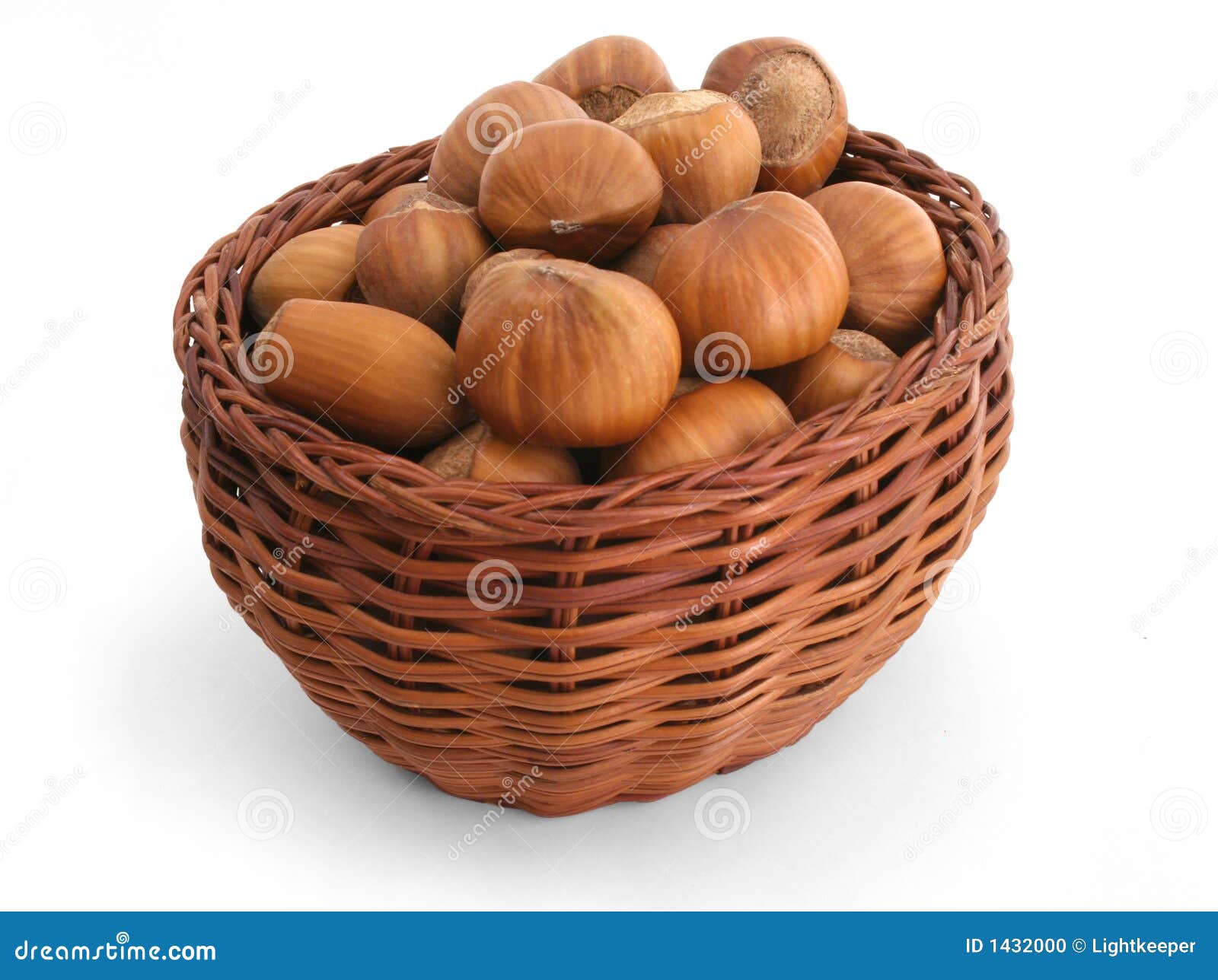 Basket full of hazelnuts stock photo. Image of hazelnuts 1432000
