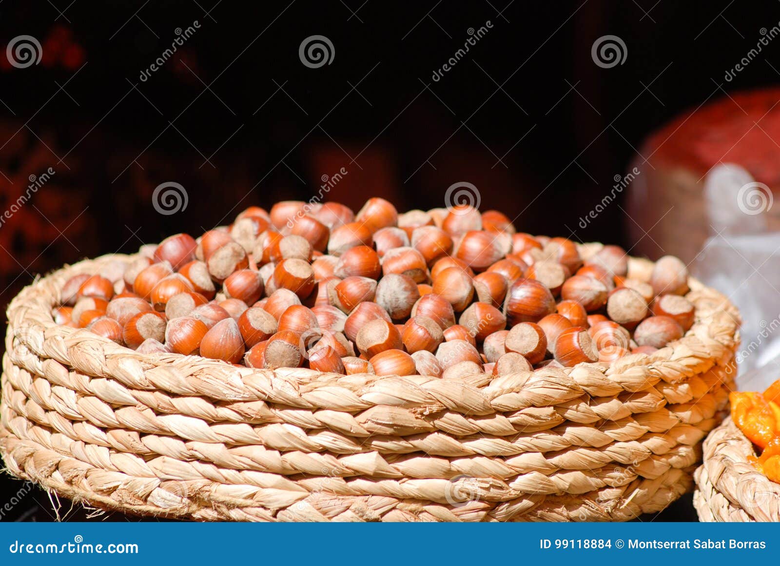 Hazelnuts stock photo. Image of crop, nutrition, market 99118884