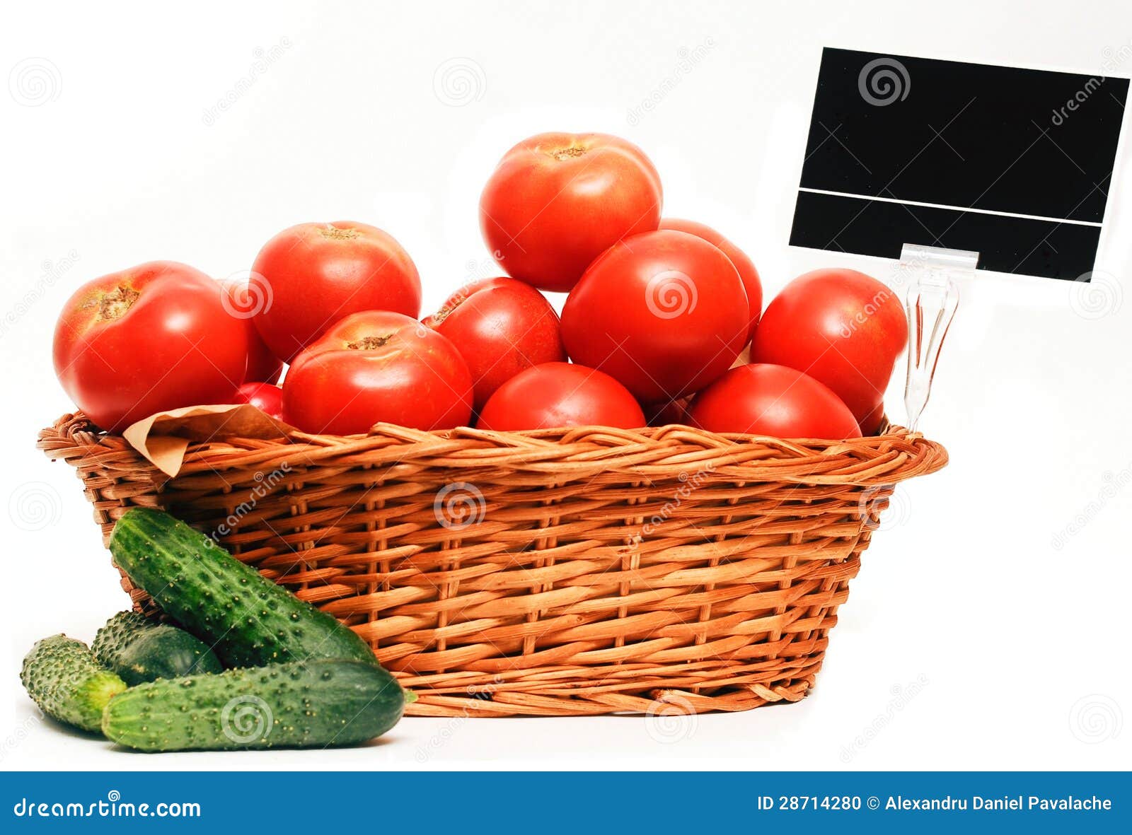 Basket full of tomatoes. stock photo. Image of rich, tasty 28714280