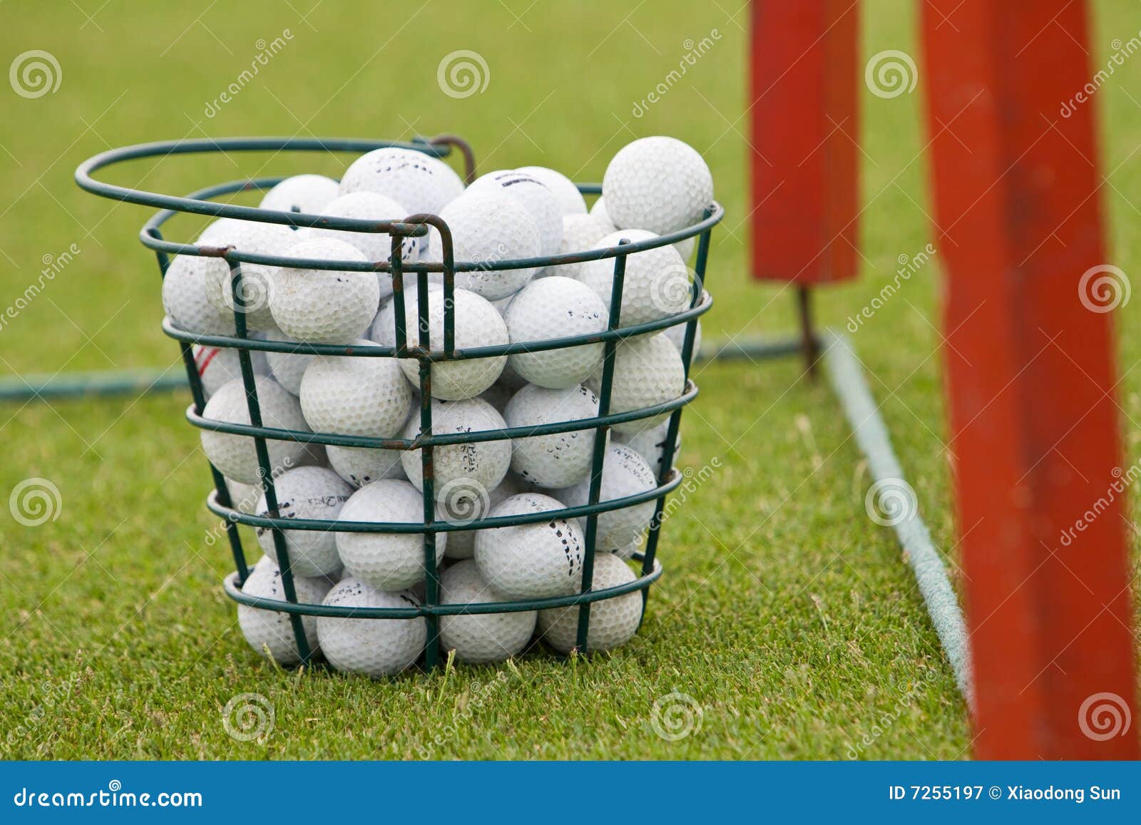 Basket Of Golf Balls Royalty Free Stock Photography Image 7255197