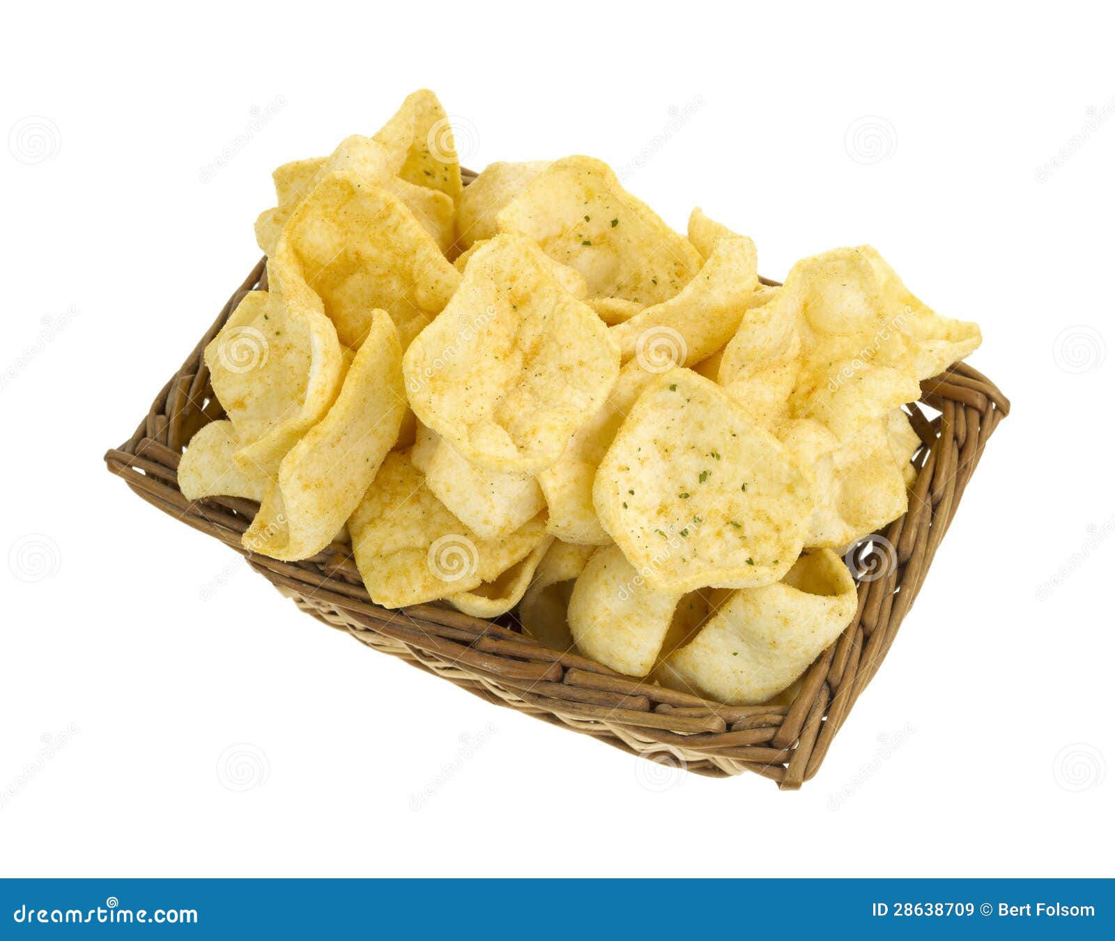 Basket of Jalapeno Seasoned Potato Chips Stock Image Image of potato