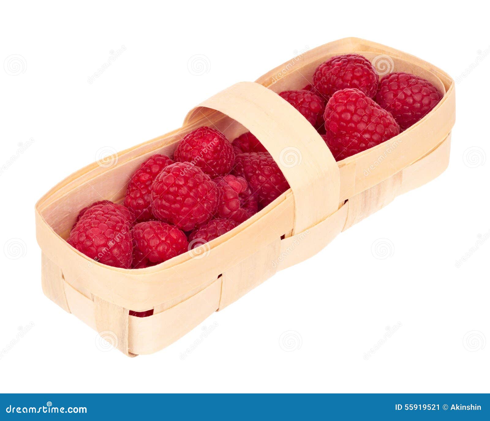 Basket with a raspberry stock image. Image of berry, delicious 55919521