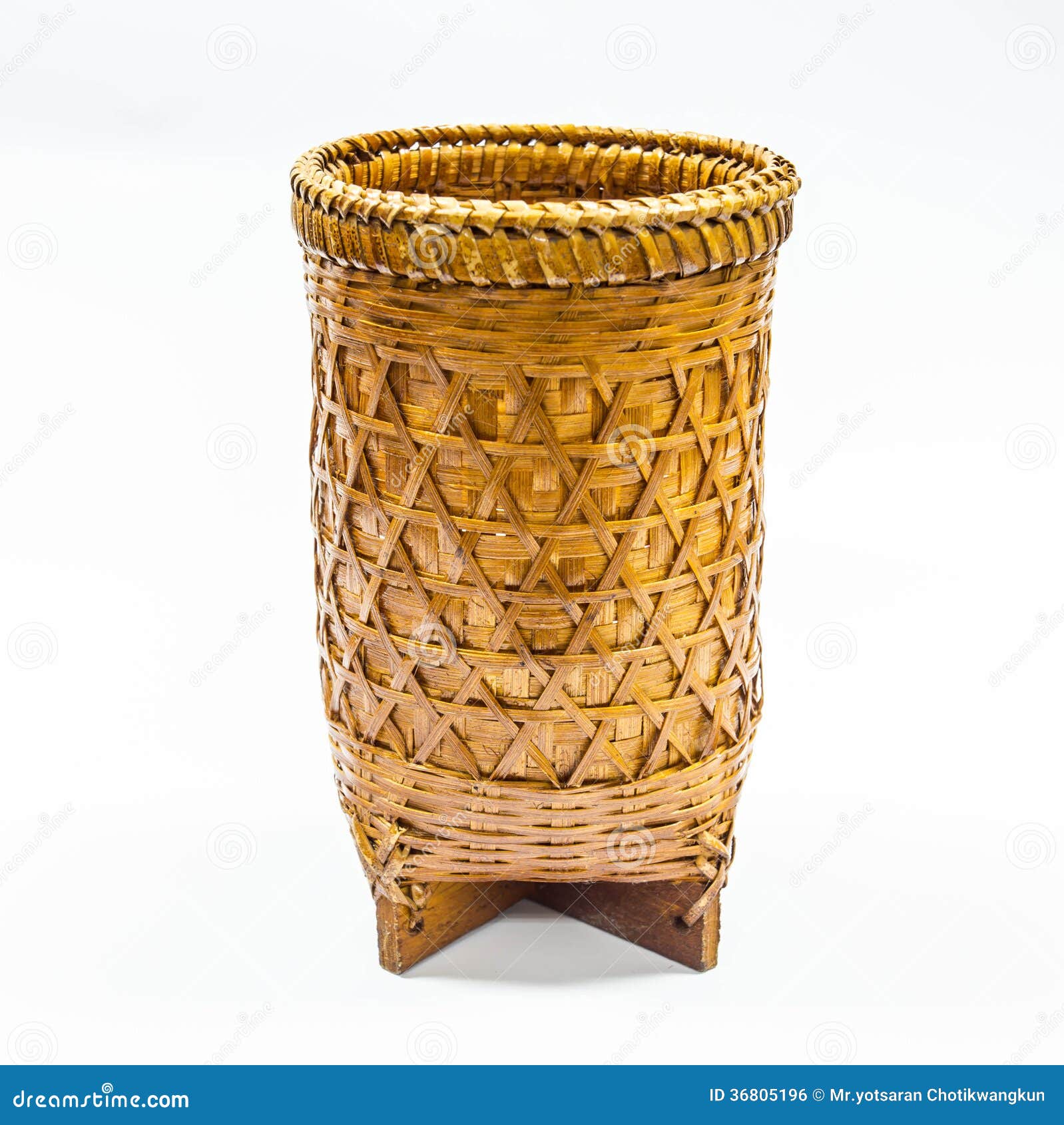 Basket rattan stock photo. Image of crisscross, leaf 36805196
