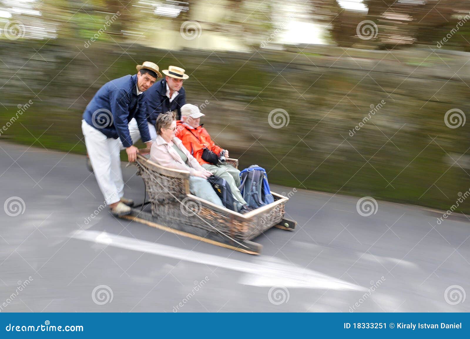Basket Sledge Ride In Madeira (Portugal) Editorial Photo Image 18333251