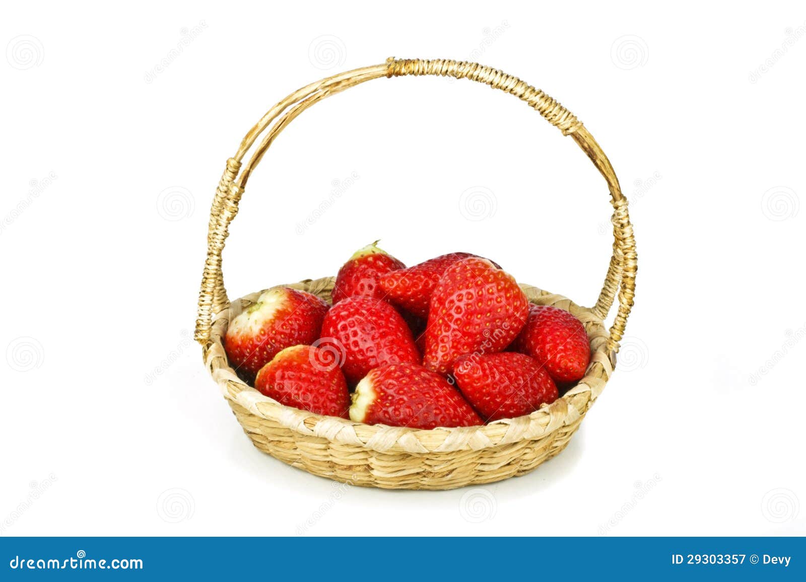 Basket with strawberries stock image. Image of sweet 29303357