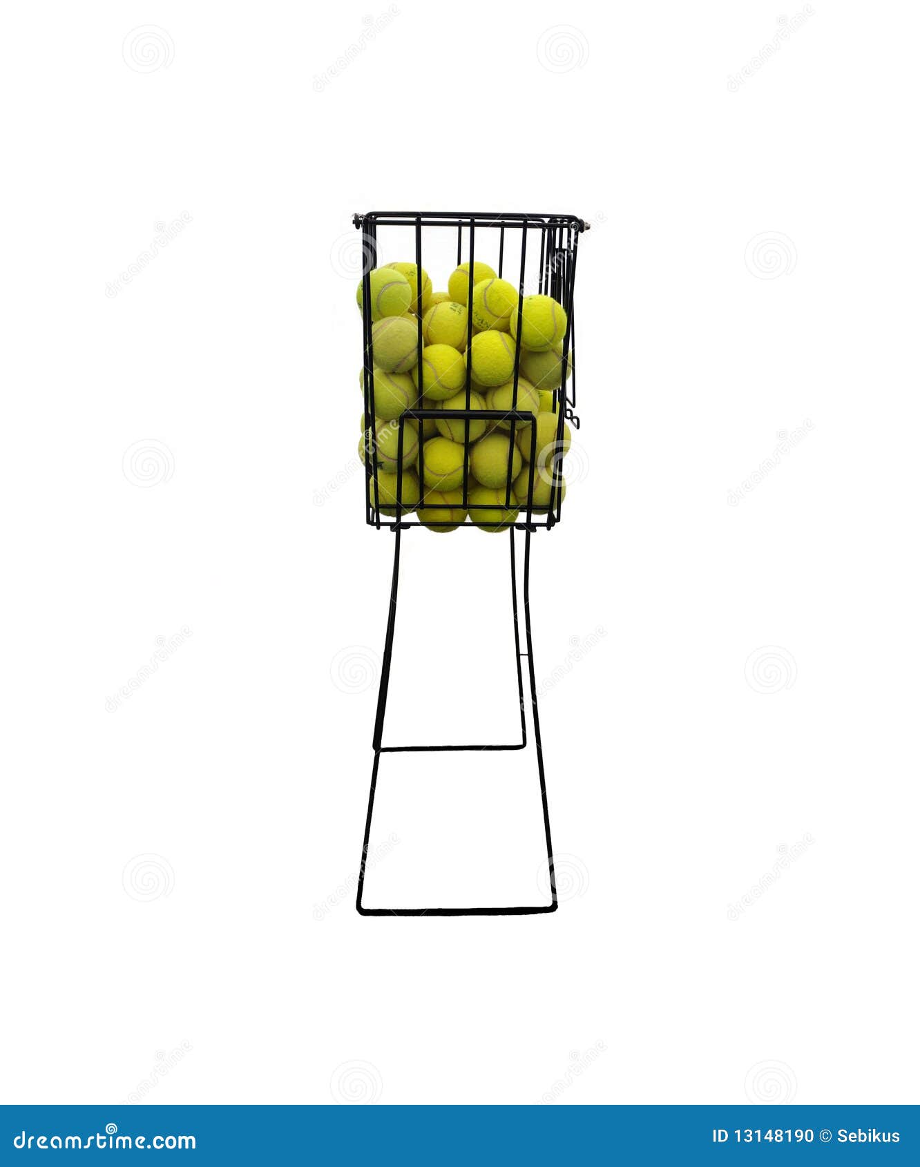 basket of tenis balls