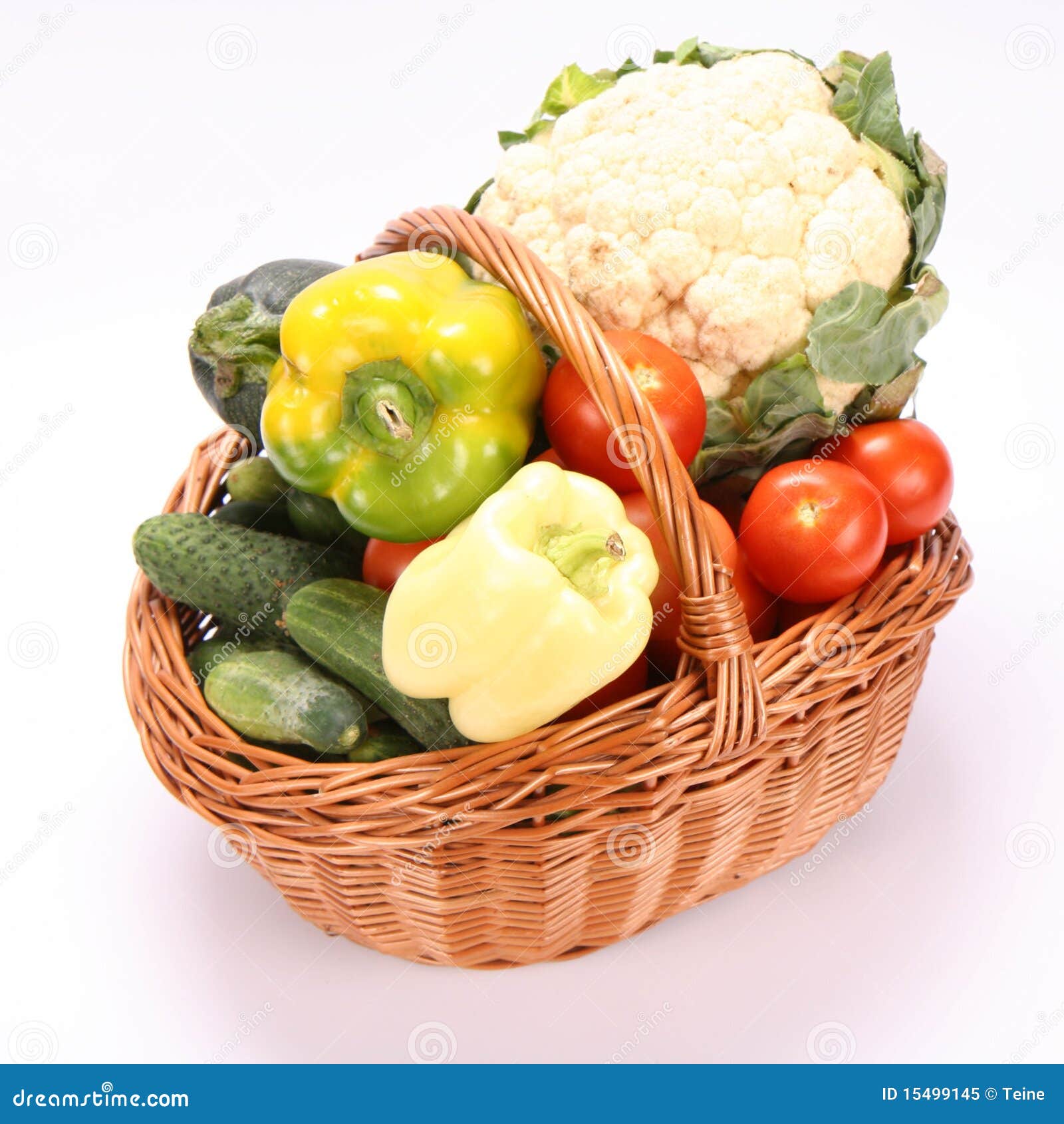 Basket of vegetables stock image. Image of nutritious 15499145