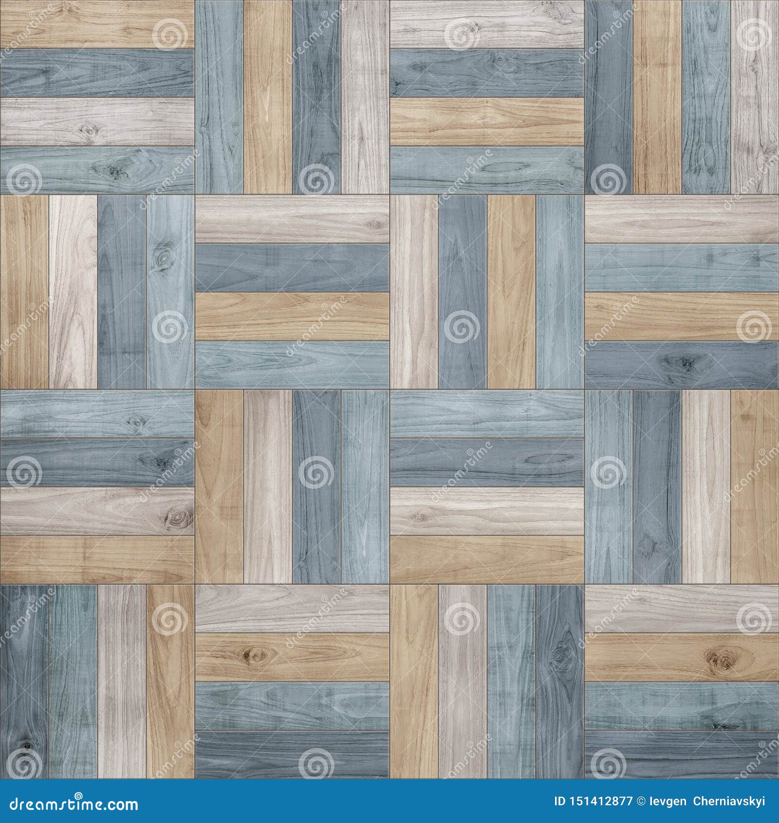 Basket Weave Style Flooring Pattern Seamless Texture Stock Image