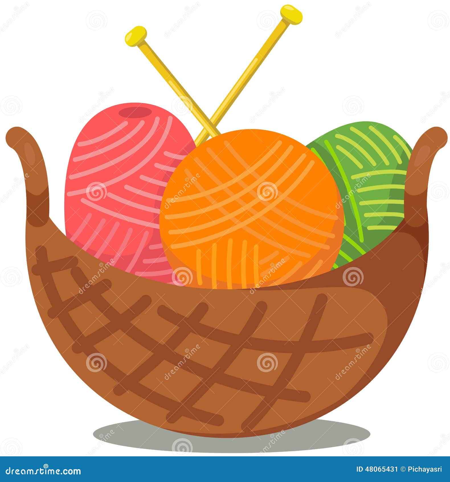 clipart basket of yarn - photo #10