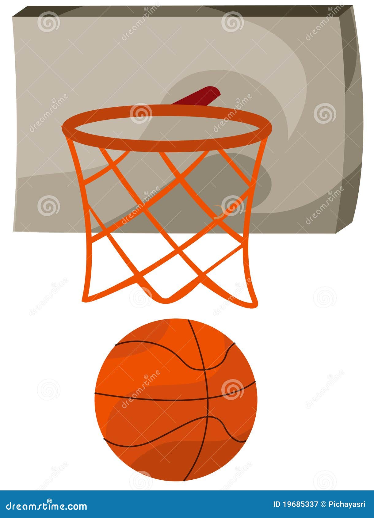 Basketball Net Sketch. Game Hoop Symbol. Graphic by onyxproj