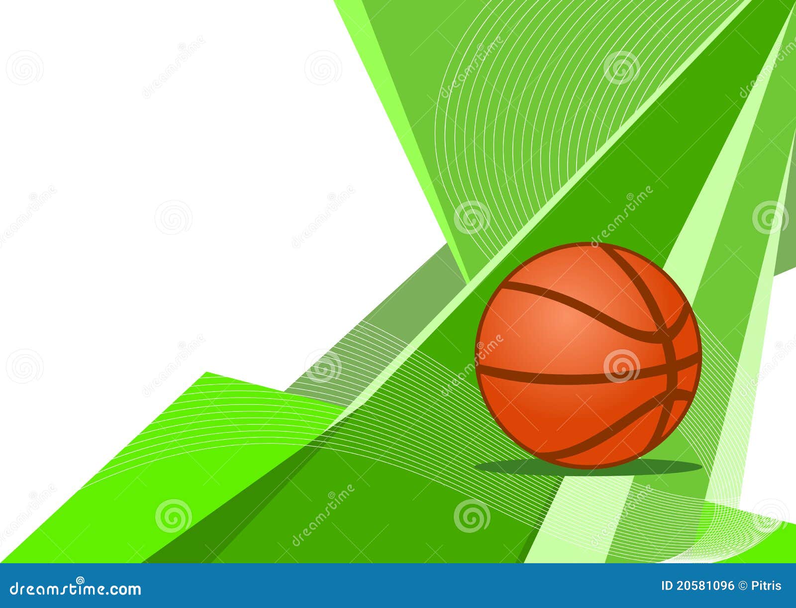 Basketball, Abstract Design Stock Vector Illustration of sport, cover
