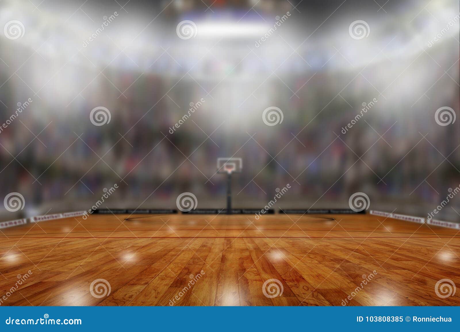 basketball arena with copy space