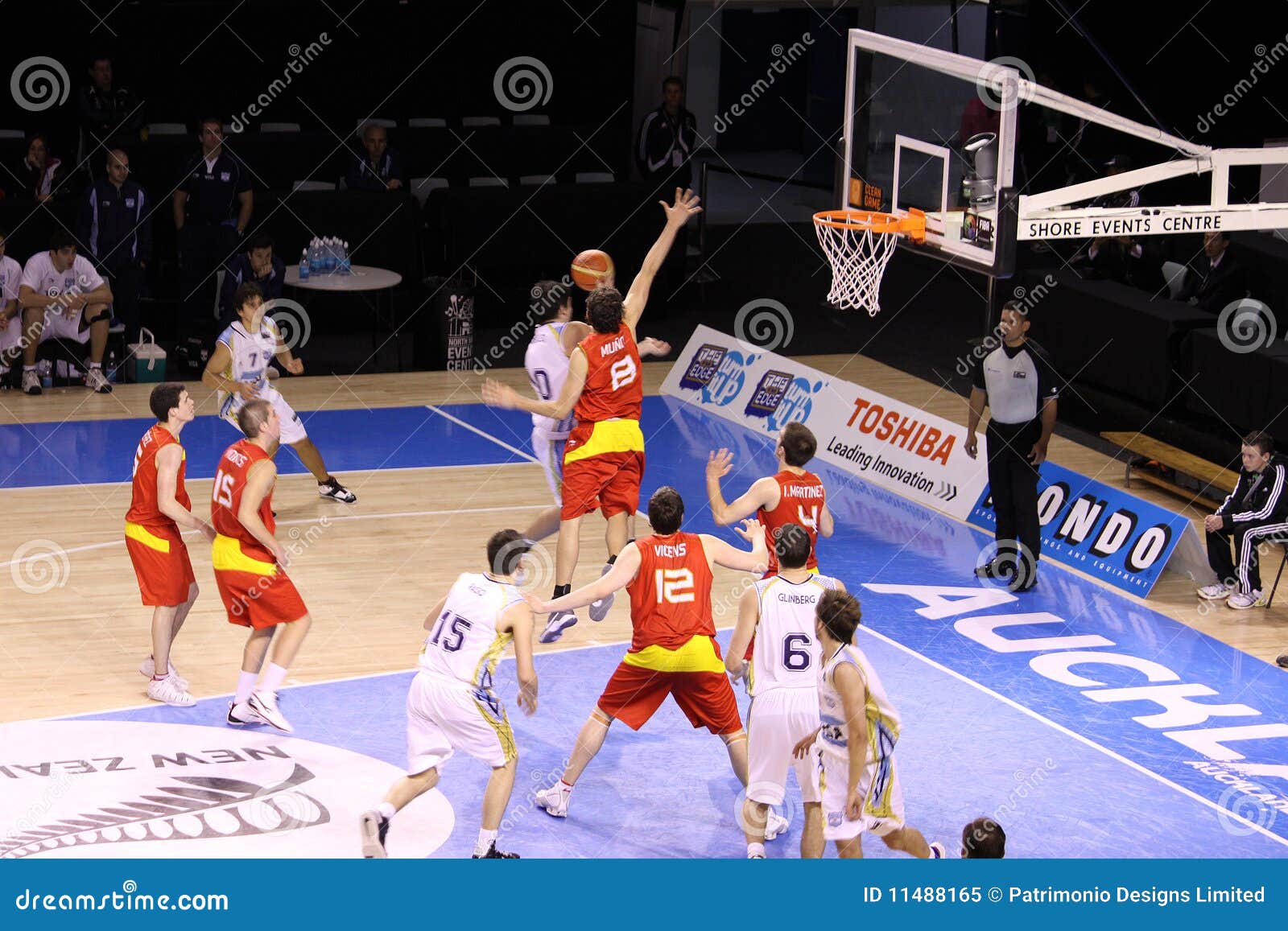 Basketball Argentina and Spain Editorial Image Image of court, sport