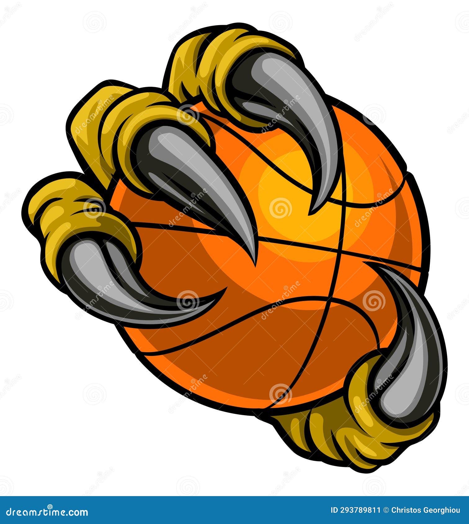 Basketball Eagle Claw Stock Illustrations – 74 Basketball Eagle Claw Stock  Illustrations, Vectors & Clipart - Dreamstime
