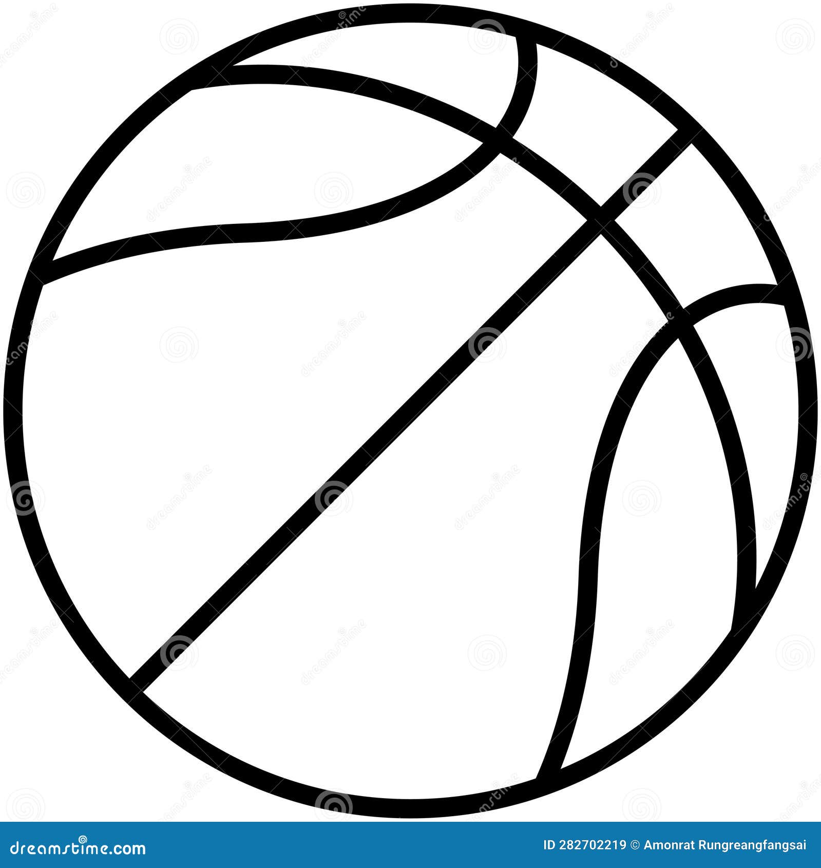 Basketball Ball Icon, High School Related Vector Illustration Stock