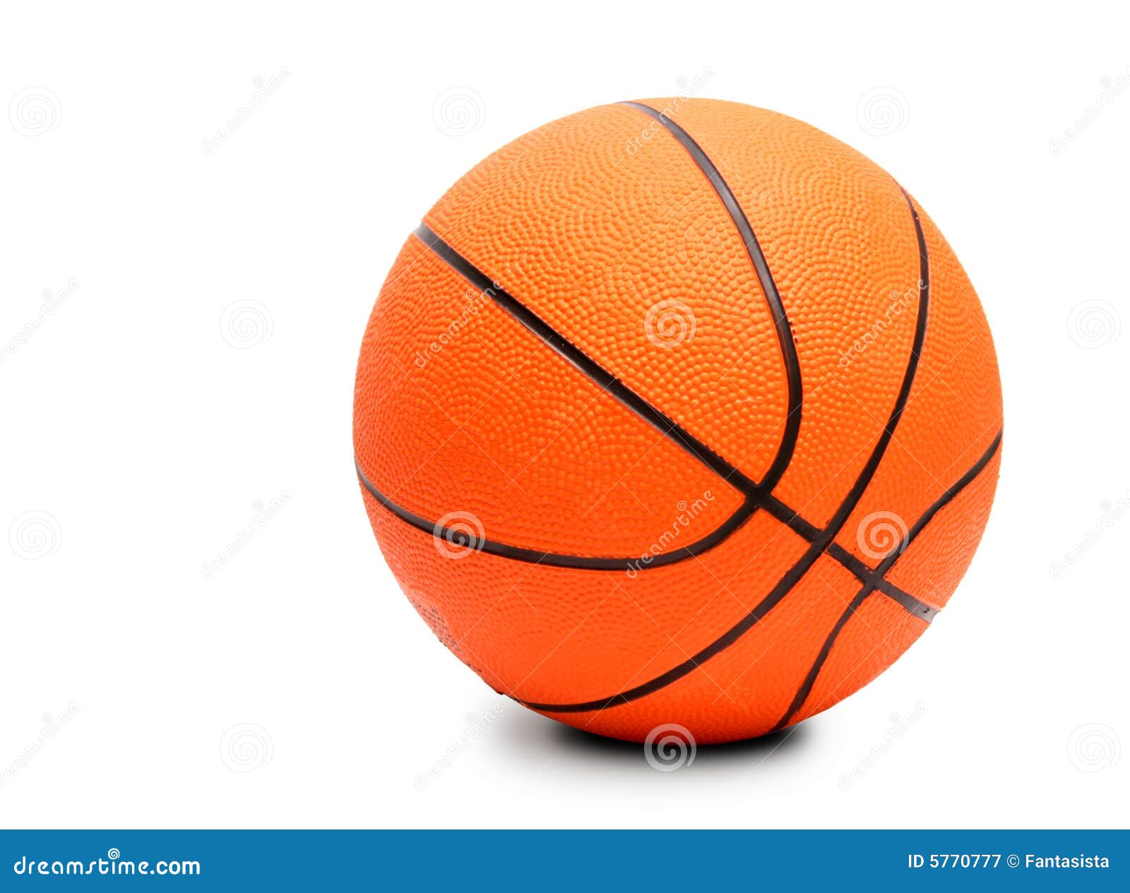 Basketball Ball. Isolated On White. Stock Image Image of sphere