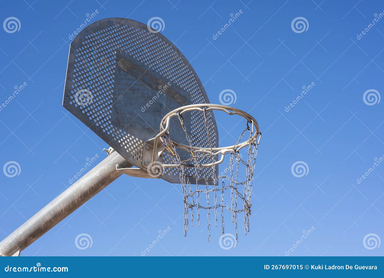 basketball basket with backboard and metal net