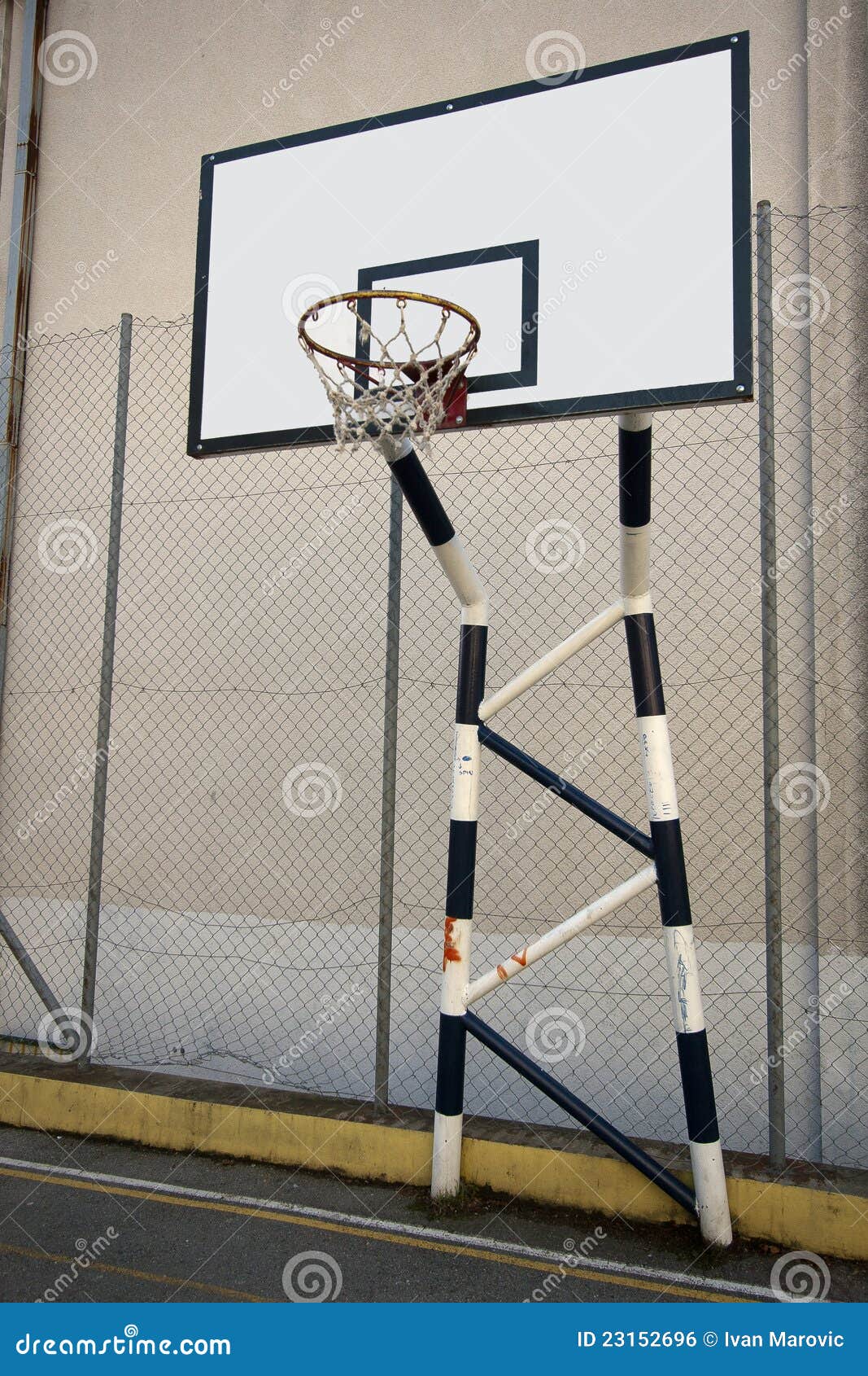 Basketball board and rim stock photo. Image of front 23152696