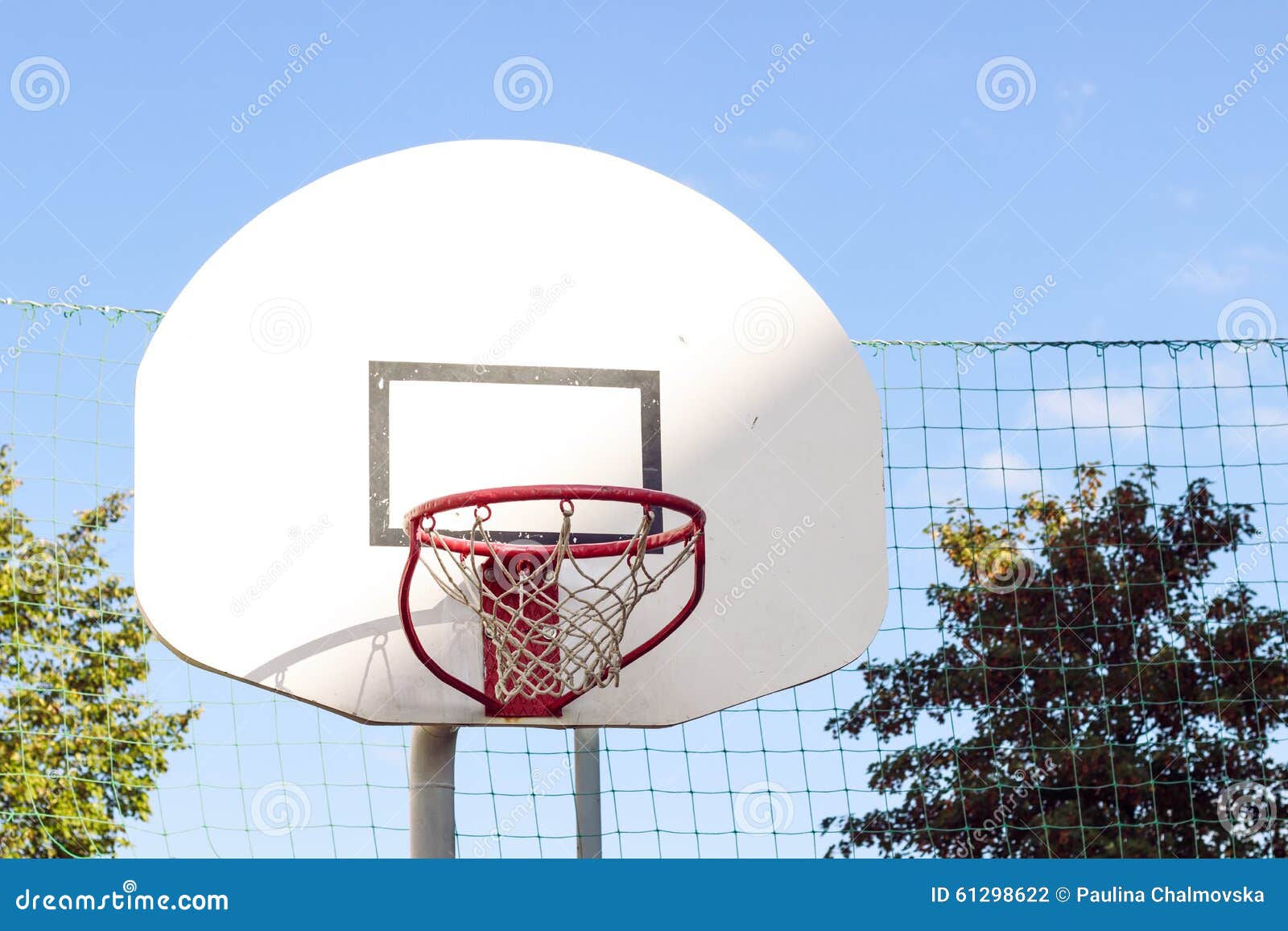 Basketball cage stock photo. Image of cage, background 61298622
