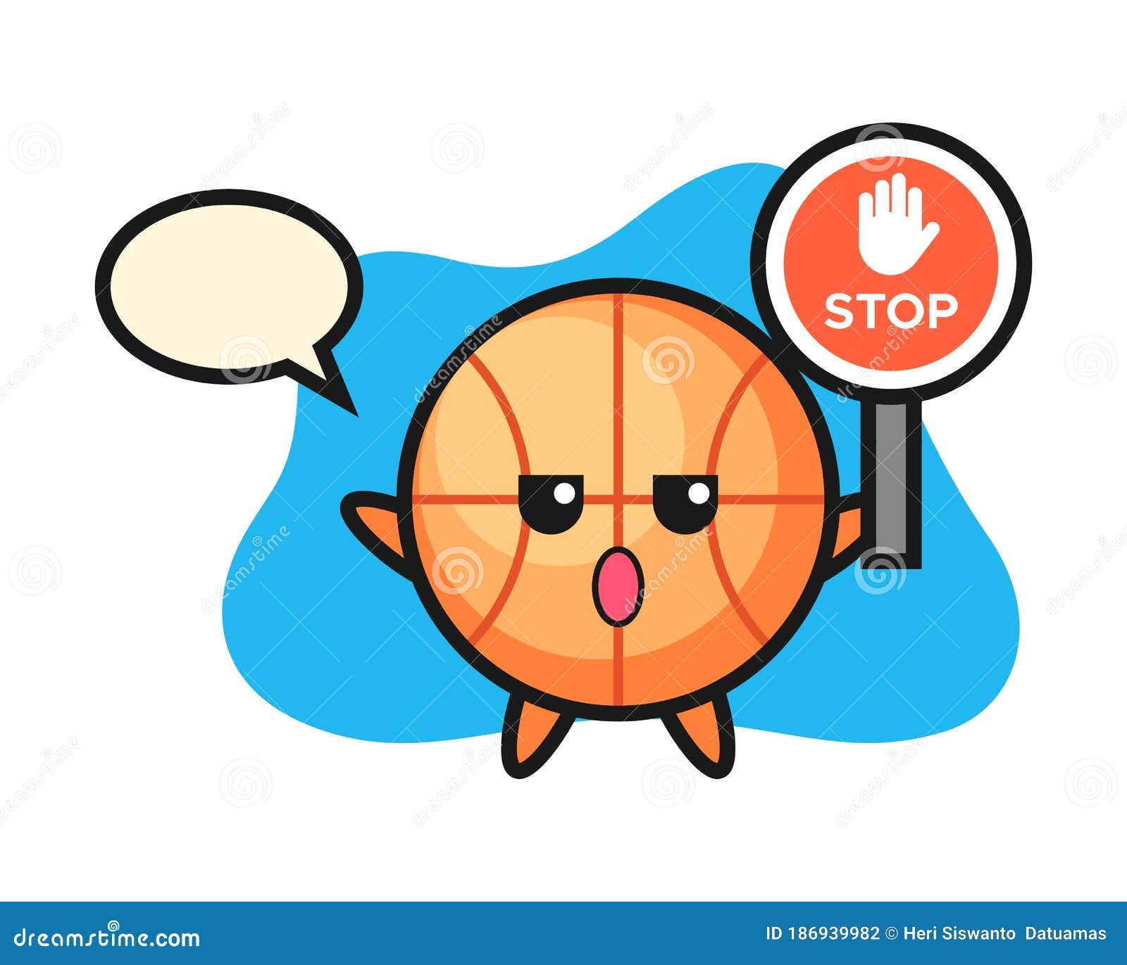 Cartoon Basketball Stop Sign Stock Illustrations 24 Cartoon