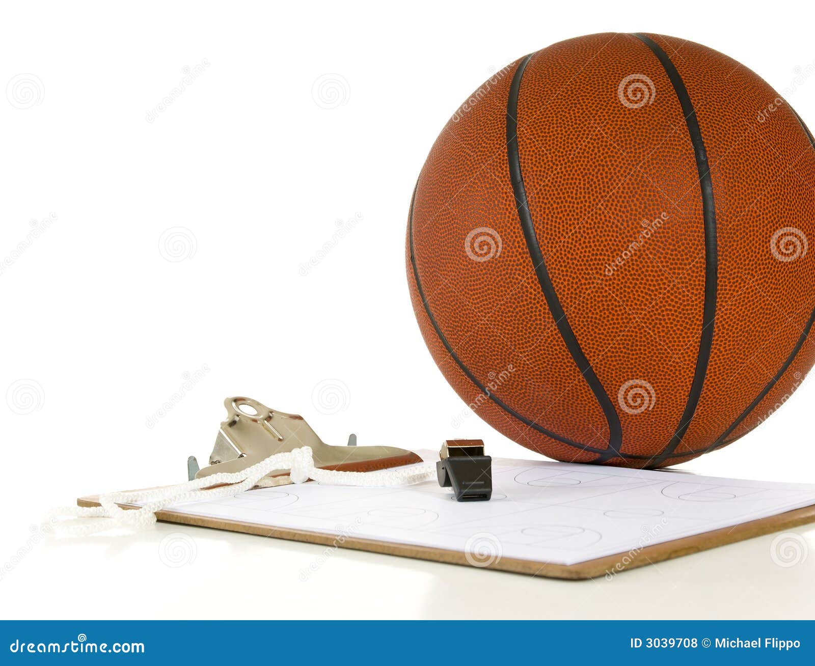 Basketball coach s items stock photo. Image of preparation 3039708