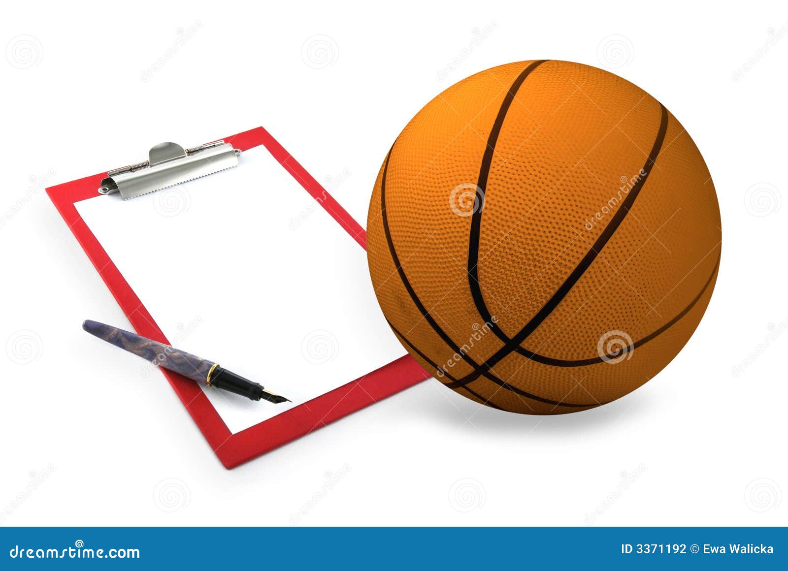 Basketball coach set stock photo. Image of notepad, sports 3371192