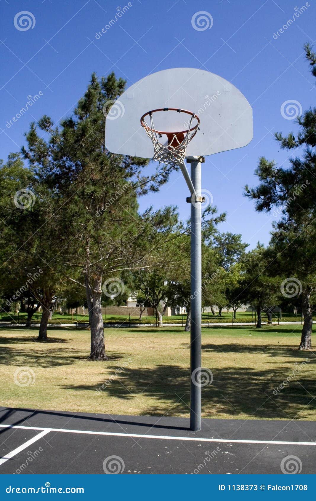 Basketball court stock image. Image of metal, exercise 1138373