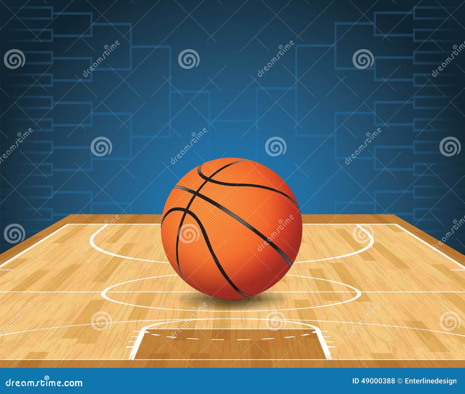 basketball court and ball tournament 