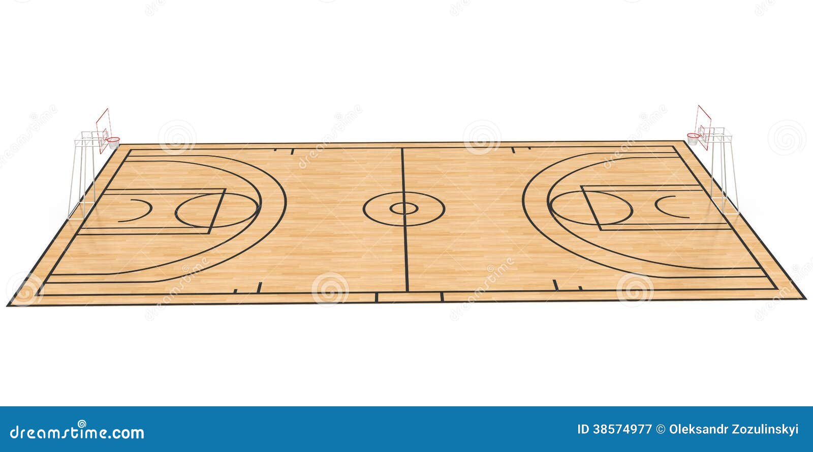 Basketball court 2 stock illustration. Illustration of ball 38574977