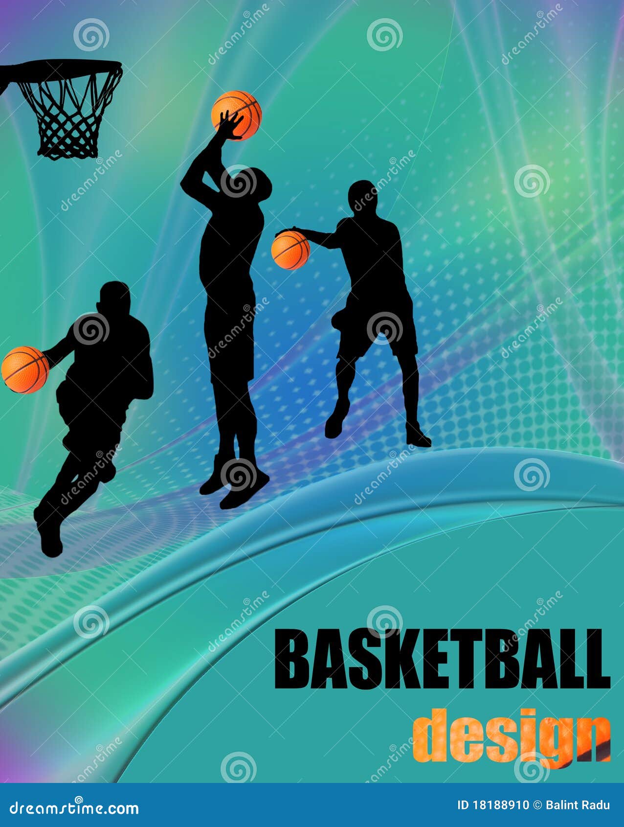 Basketball design poster stock vector. Illustration of basketball