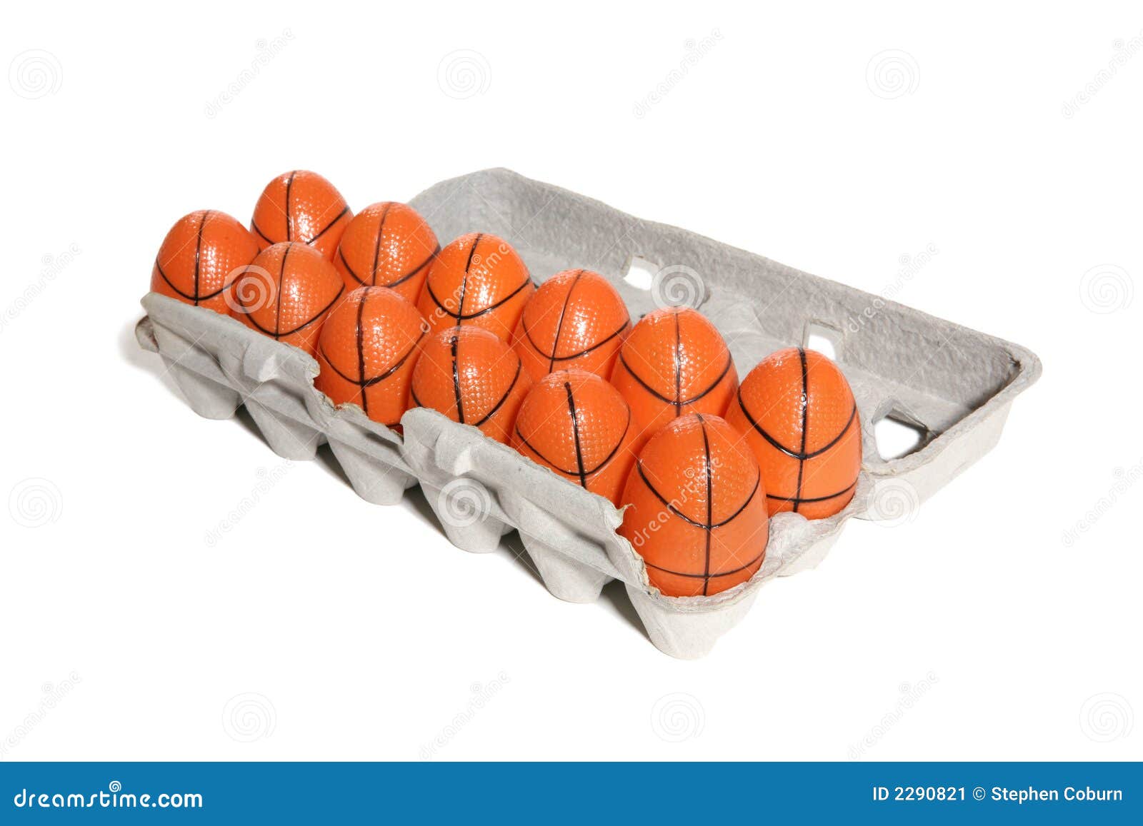 Basketball Eggs stock image. Image of dozen, basketball 2290821