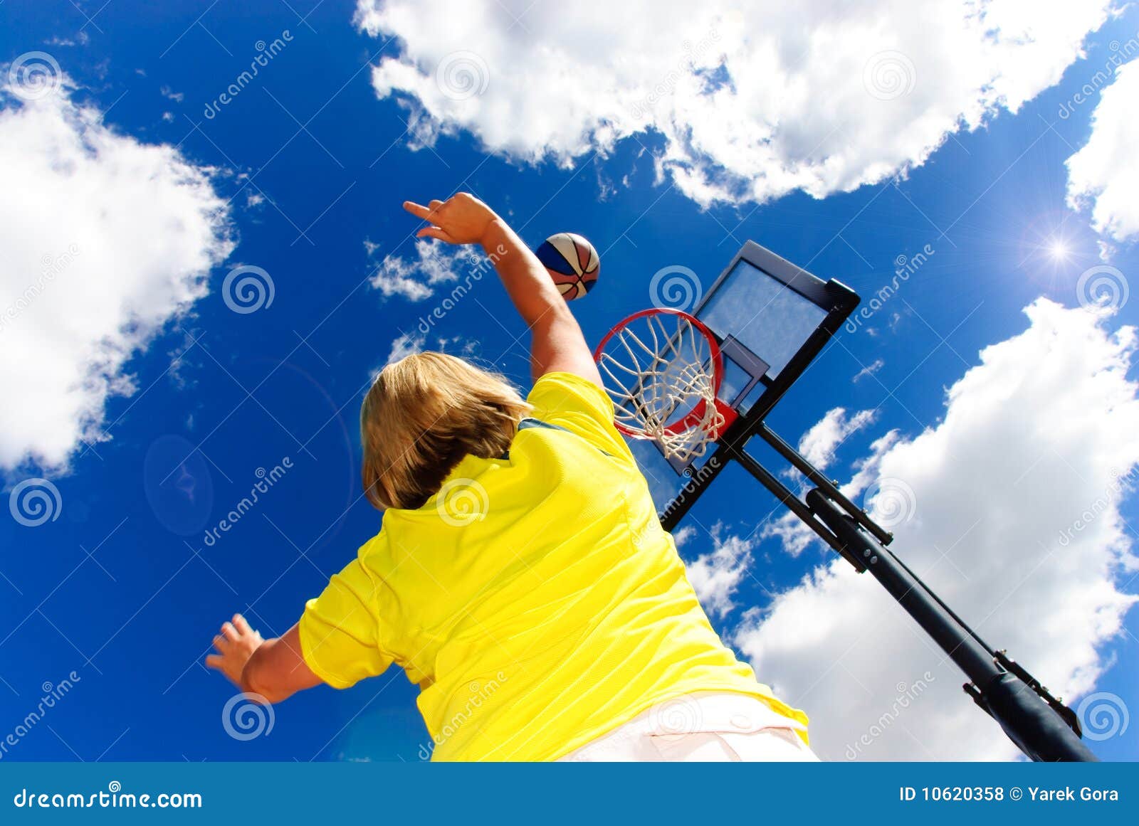 Basketball fun stock photo. Image of sunny, perfect, hoop 10620358