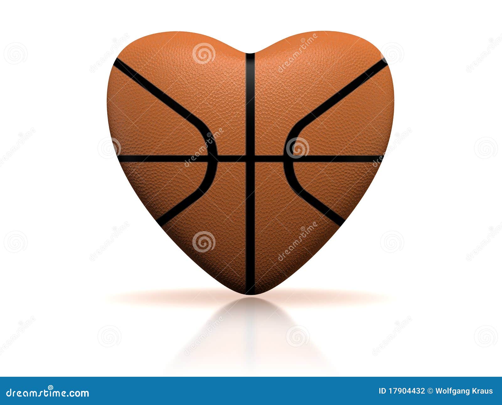 Basketball heart stock illustration. Illustration of leisure 17904432