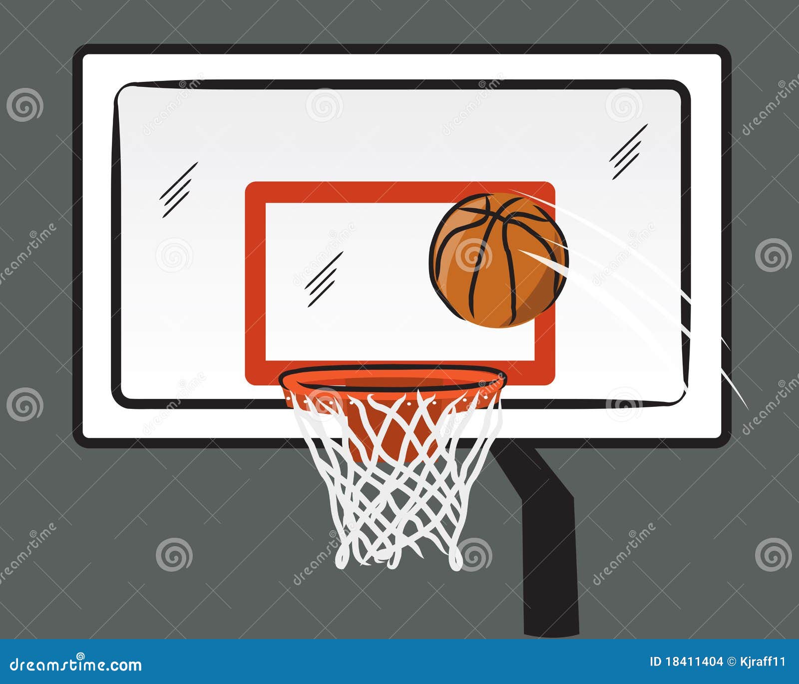 Basketball Hoop Stock Images - Image: 18411404