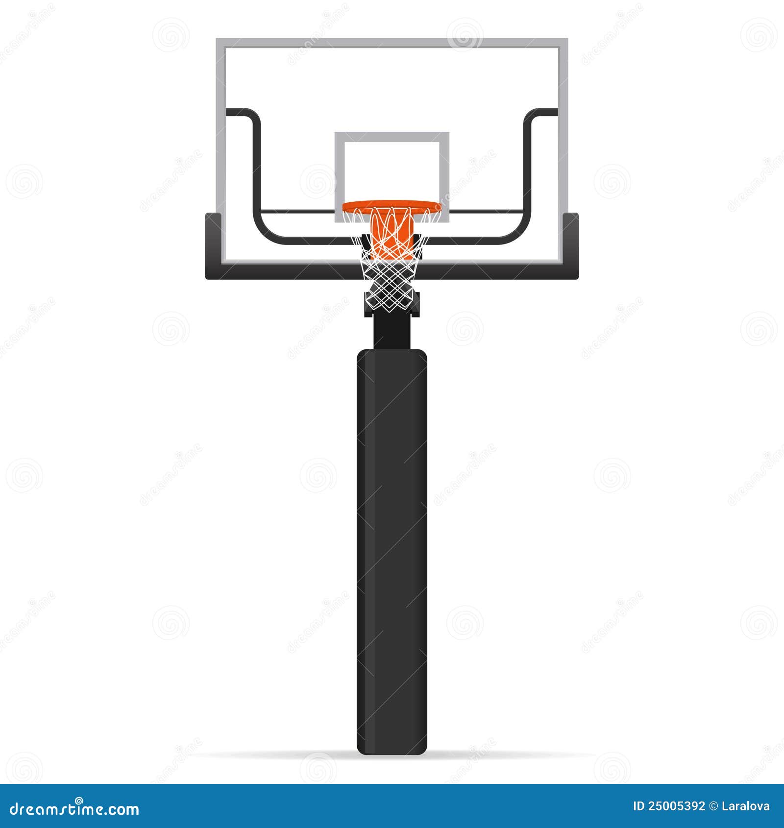 Basketball hoop stock vector. Illustration of basketball - 25005392
