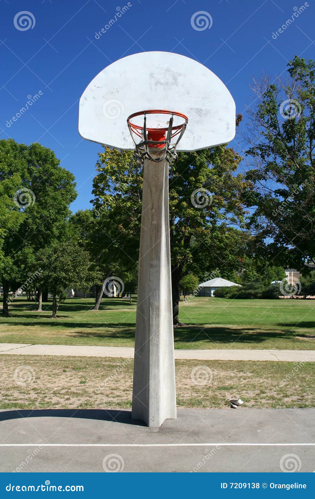 Basketball Hoop stock photo. Image of lawn, upright, dribble 7209138
