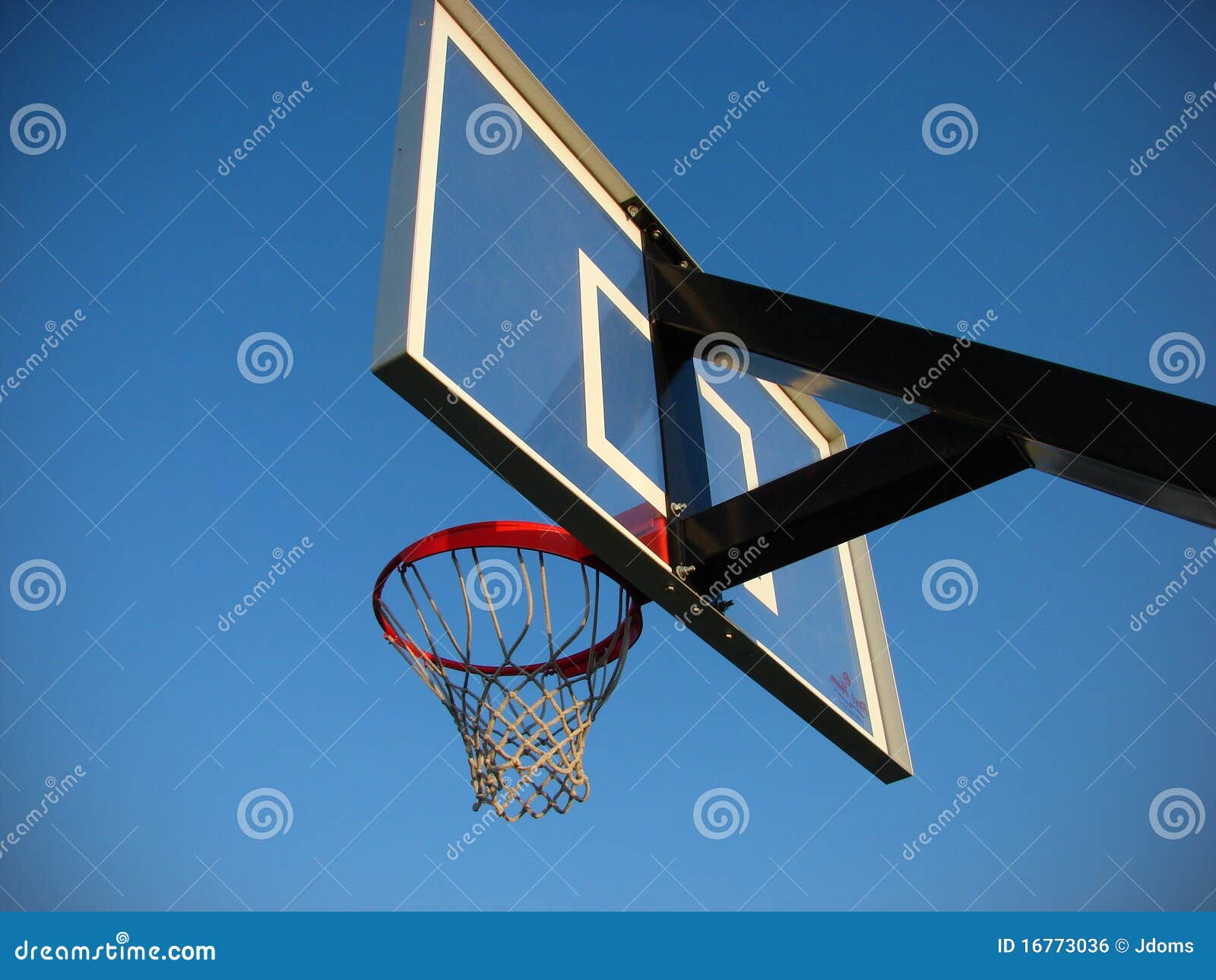 Basketball Hoop and Backboard Stock Photo Image of play, basketball
