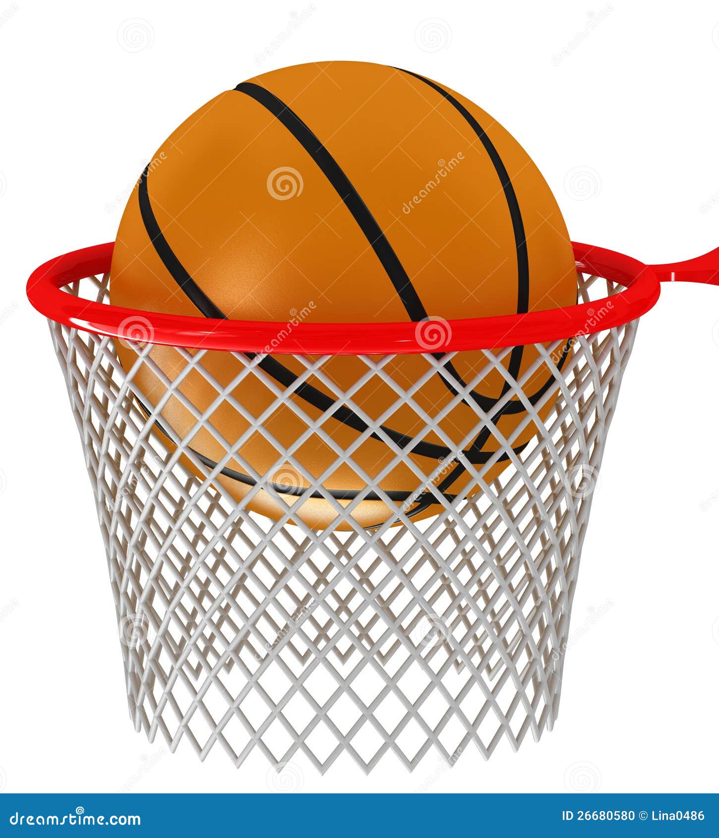 Basketball hoop and ball stock illustration. Illustration of hoop
