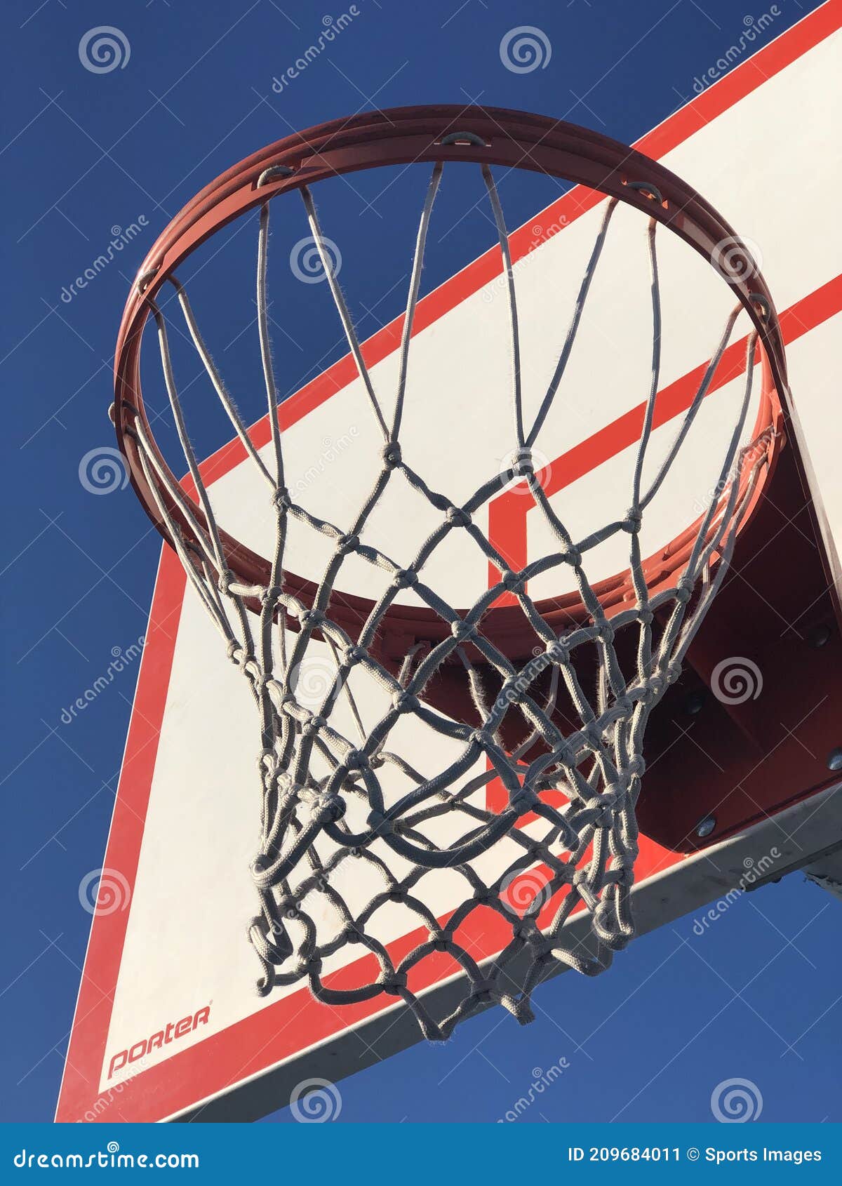 Basketball Hoop with Net. editorial photo. Image of scoring 209684011