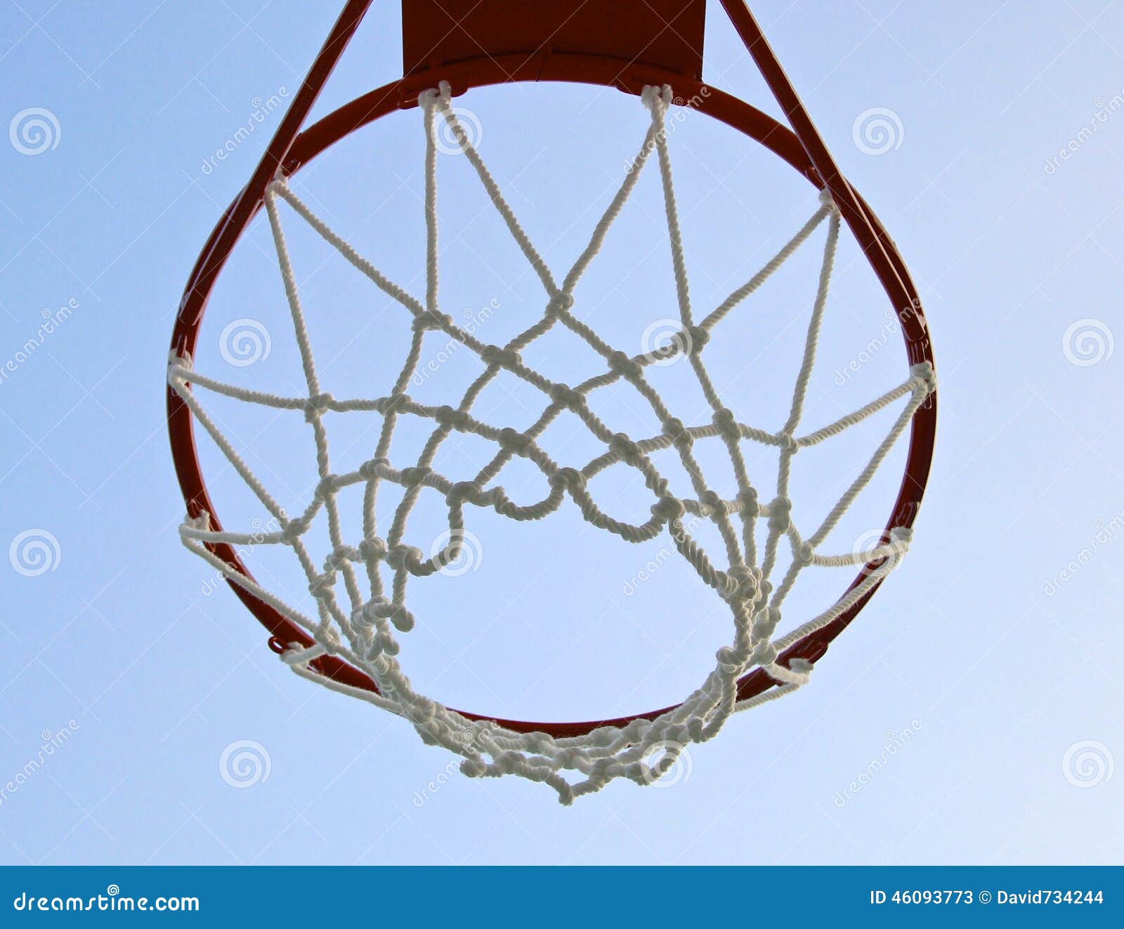 Basketball hoop with net stock image. Image of hoop, vertical 46093773